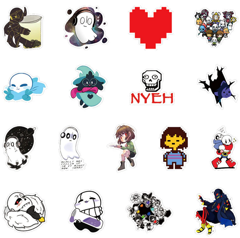 Undertale Game Stickers