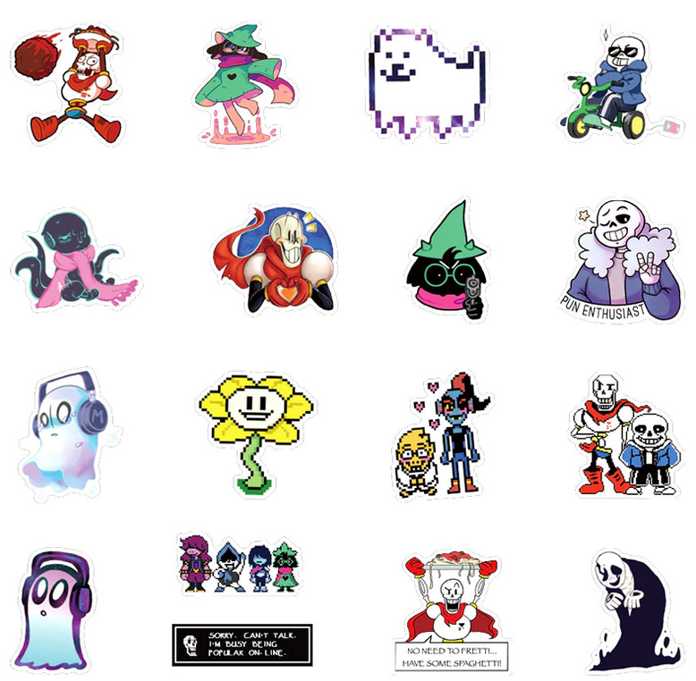 Undertale Game Stickers