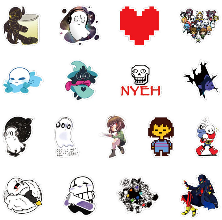 Undertale Game Stickers – loggets